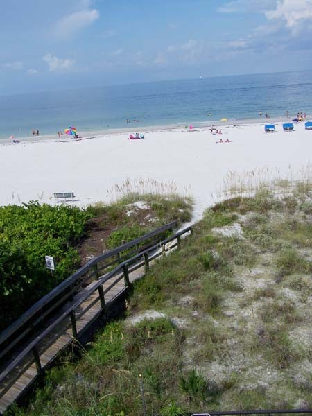 beach access at Gulf Strand Resort